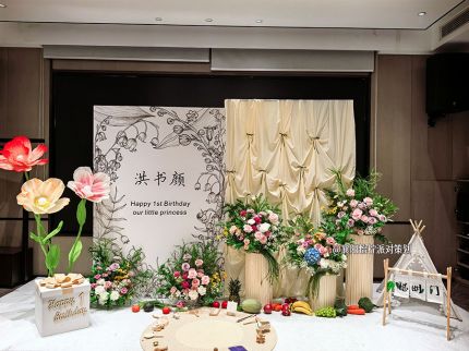 襄阳超出片的韩系ins风周岁宴~